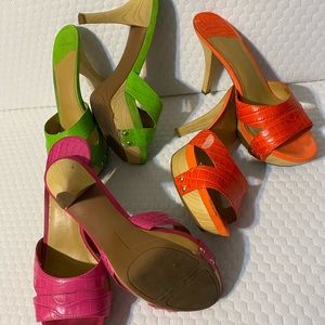 bundle of women's heels